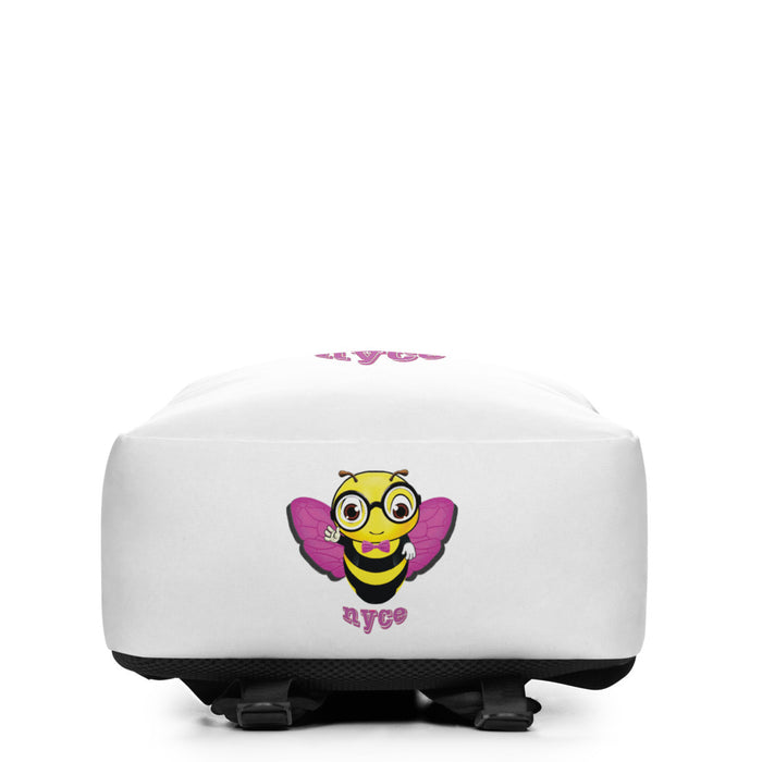 Cute pink BEE NYCE Minimalist Backpack / Bag