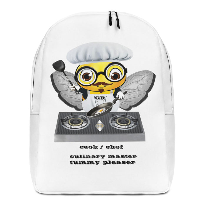 Cute CHEF BEE Minimalist Backpack / Bag