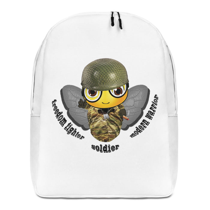 Cute SOLDIER / MILITARY BEE Minimalist Backpack / Bag