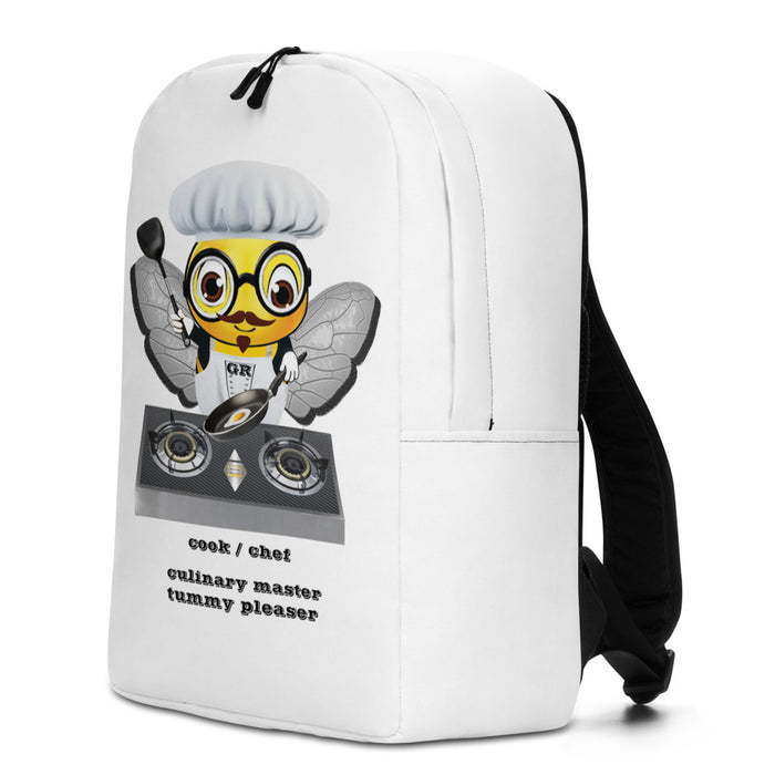 Cute CHEF BEE Minimalist Backpack / Bag