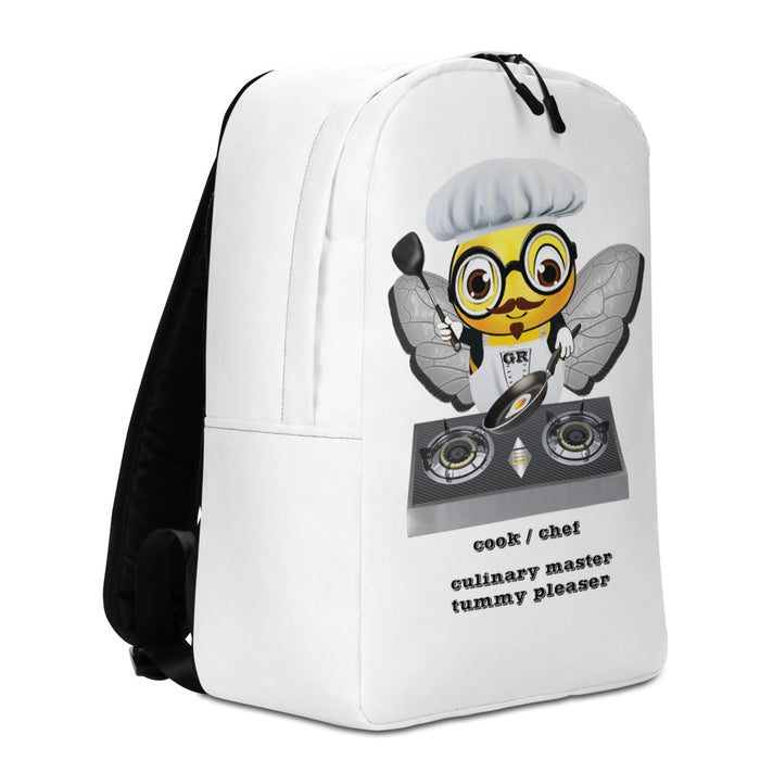 Cute CHEF BEE Minimalist Backpack / Bag