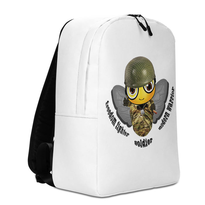 Cute SOLDIER / MILITARY BEE Minimalist Backpack / Bag