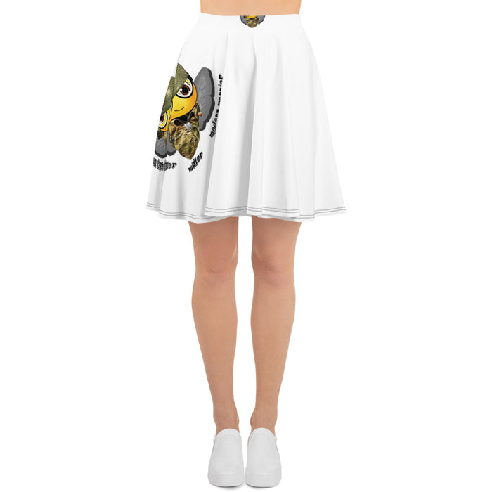 Cute SOLDIER / MILITARY BEE Skater Skirt