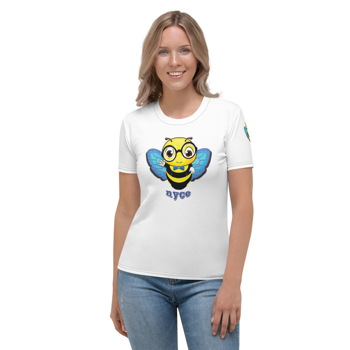 Cute blue BEE NYCE Women's T-shirt