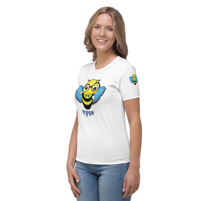 Cute blue BEE NYCE Women's T-shirt