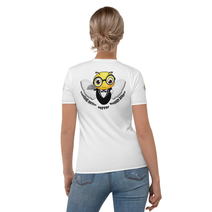 Cute WAITER / SERVER BEE Women's T-shirt