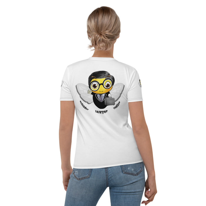 Cute LAWYER / ATTORNEY BEE Women's T-shirt