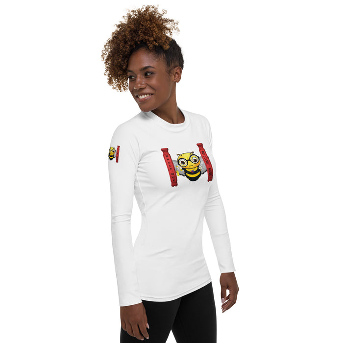 Cute BRUCE BEE Women's Rash Guard