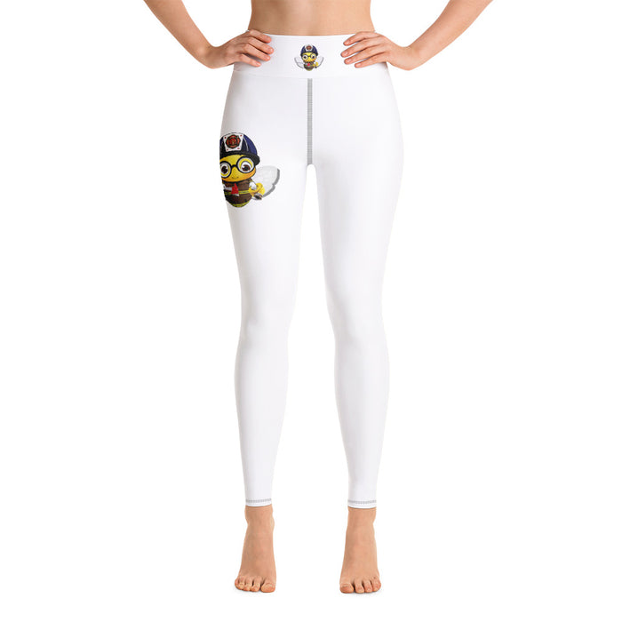 Cute FIREFIGHTER BEE Yoga Leggings