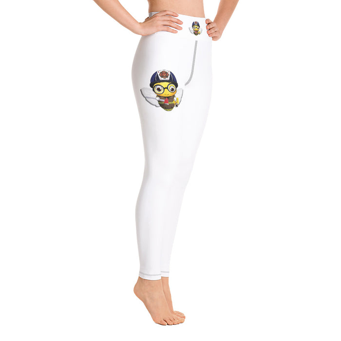 Cute FIREFIGHTER BEE Yoga Leggings