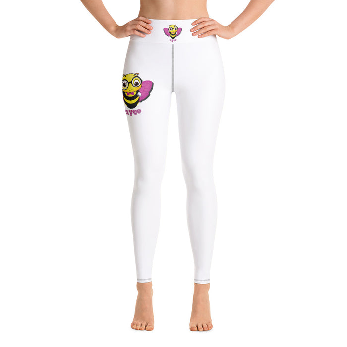 Cute pink BEE NYCE Yoga Leggings