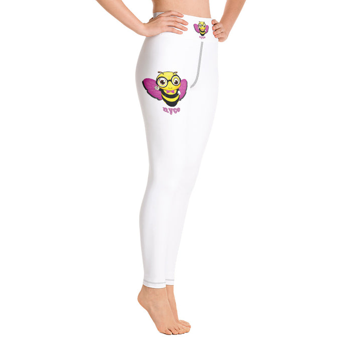 Cute pink BEE NYCE Yoga Leggings