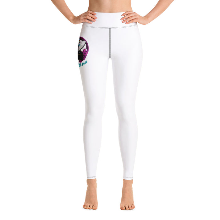 Cool & Cute PINK BEE 1 WITH THE BEAT Yoga Leggings