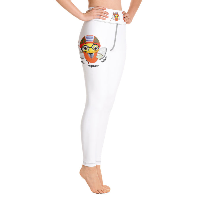 Cute ENGINEER / INGENIERO BEE Yoga Leggings