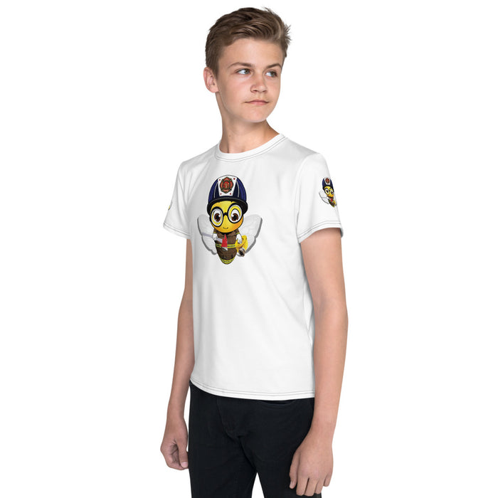 BOY BEE Collection Cute FIREFIGHTER BEE Youth T-Shirt