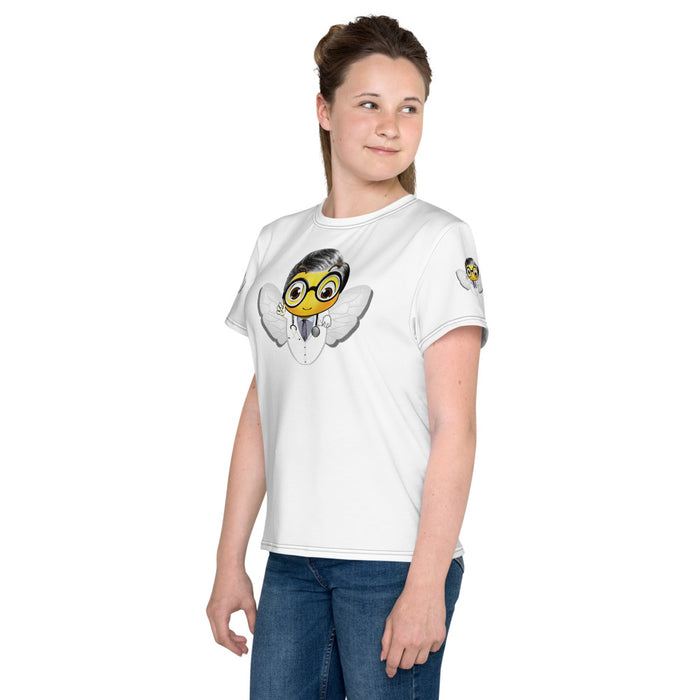 Girl Bee Collection Cute DOCTOR / MEDICO BEE Youth T-Shirt