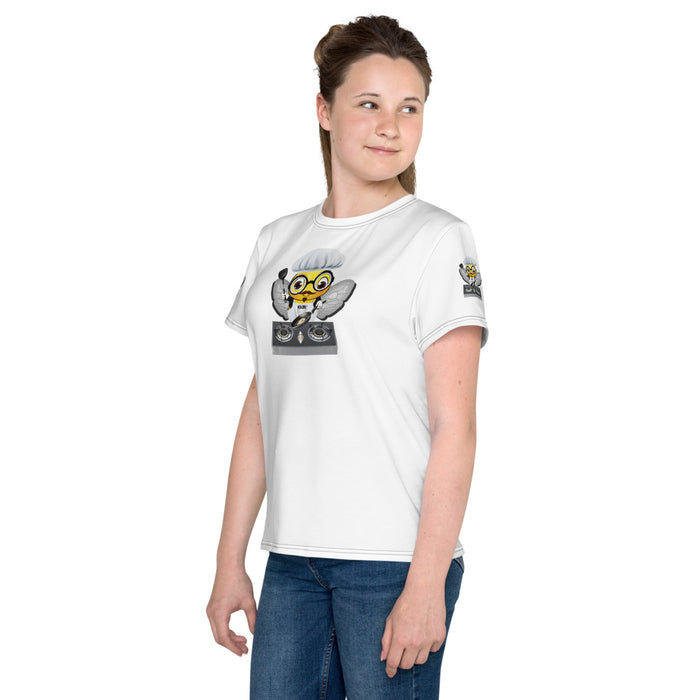 Girl Bee Collection Cute CHEF BEE Bee Youth T-Shirt