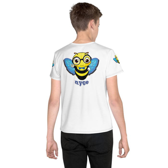 BOY BEE Collection Cute Blue BEE NYCE Youth T-Shirt