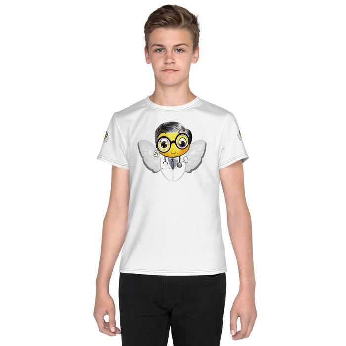 BOY BEE Collection Cute DOCTOR / MEDICO BEE Youth crew neck t-shirt