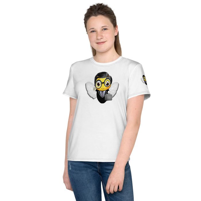 Girl Bee Collection Cute LAWYER / ATTORNEY BEE Girl crew neck t-shirt