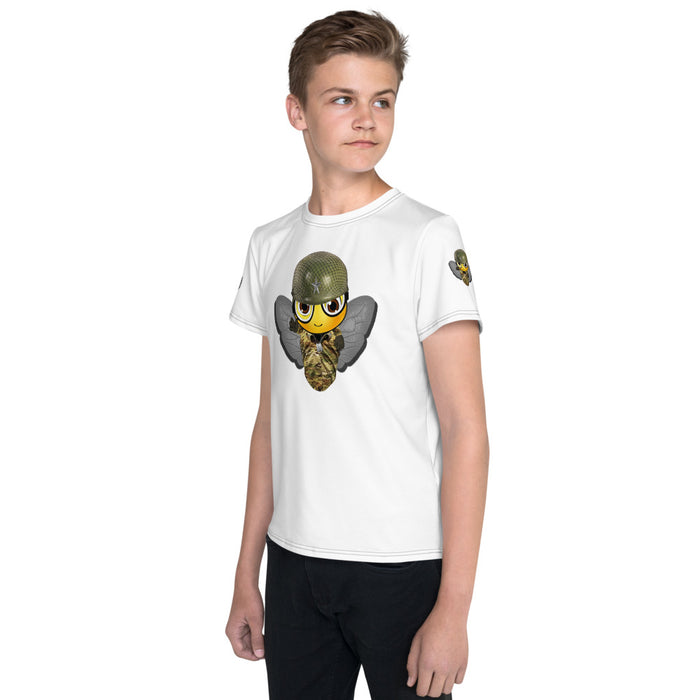 BOY BEE Collection Cute SOLDIER / MILITARY BEE Youth T-Shirt