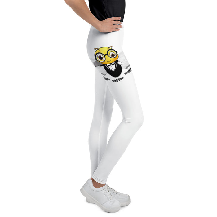 Girl Bee Collection Cute WAITER / SERVER BEE Youth Leggings