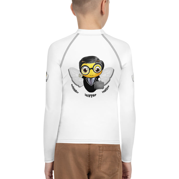 Boy Bee Collection LAWYER / ATTORNEY BEE Youth Rash Guard