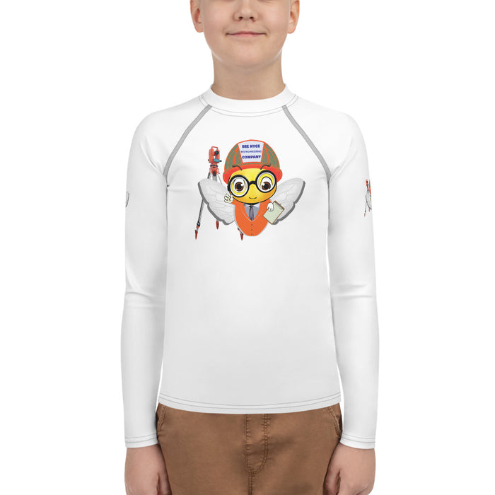 BOY BEE Collection Cute ENGINEER  / INGENIERO BEE Youth Rash Guard