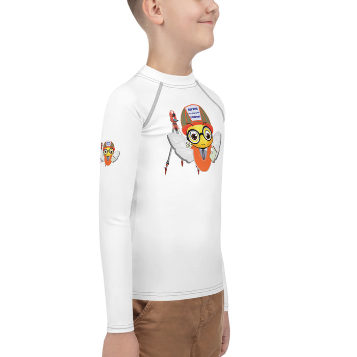 BOY BEE Collection Cute ENGINEER  / INGENIERO BEE Youth Rash Guard