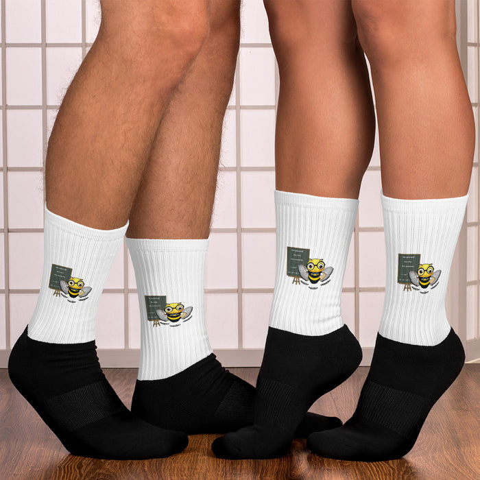 Cute GURU / TEACHER BEE Men's Socks