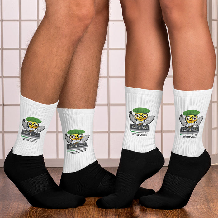 Cute VEGAN BEE CHEF Socks