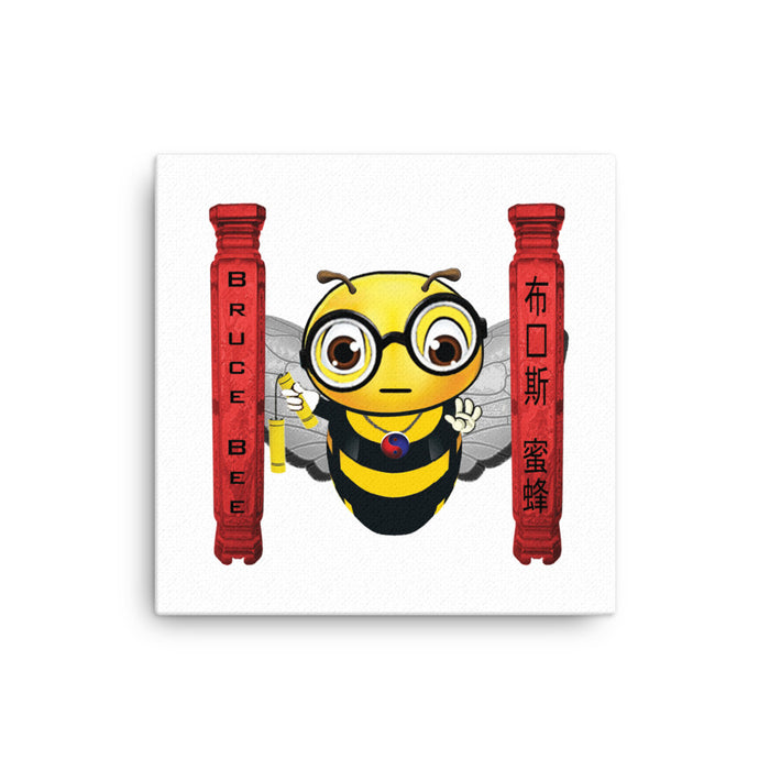 Cute BRUCE BEE Canvas