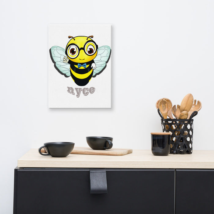 Cute BEE NYCE Canvas