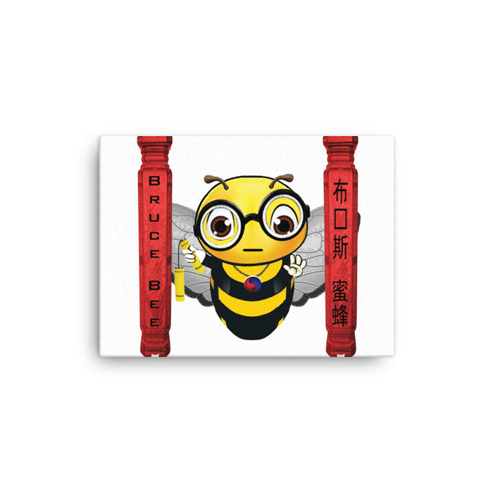 Cute BRUCE BEE Canvas