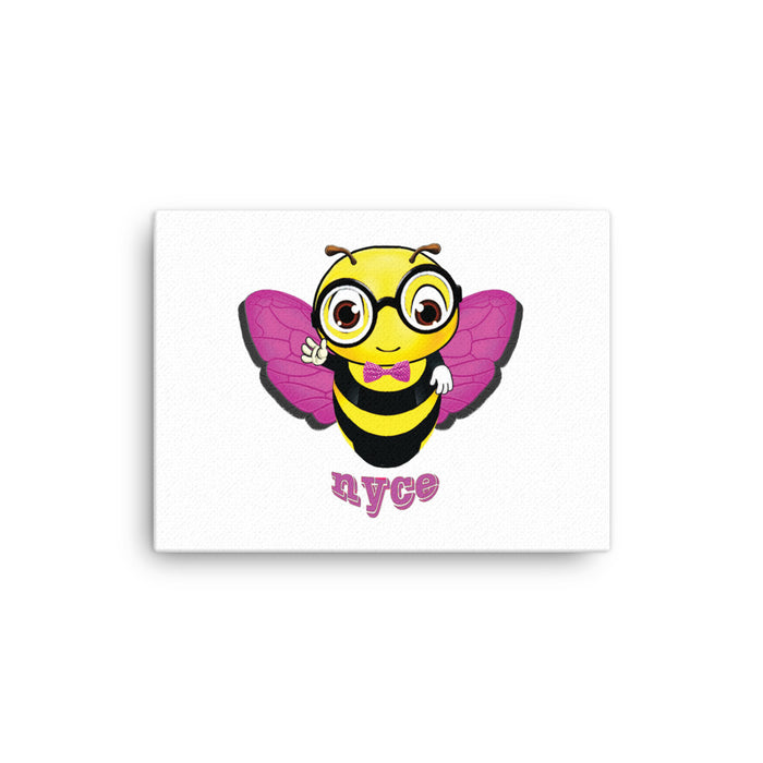 Cute pink BEE NYCE Canvas