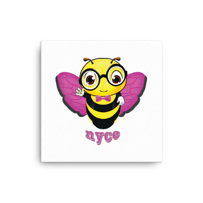 Cute pink BEE NYCE Canvas