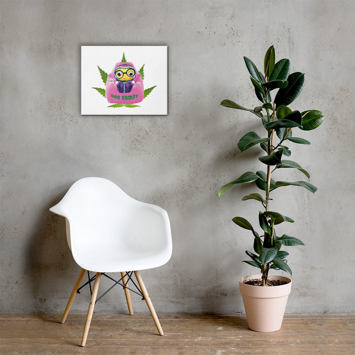 Cute BEE COMFY INDICA Canvas