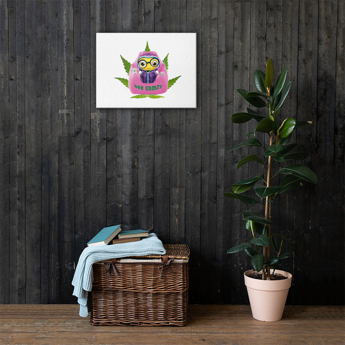 Cute BEE COMFY INDICA Canvas