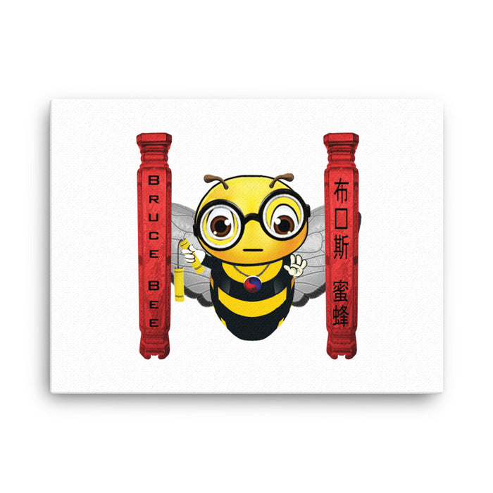 Cute BRUCE BEE Canvas