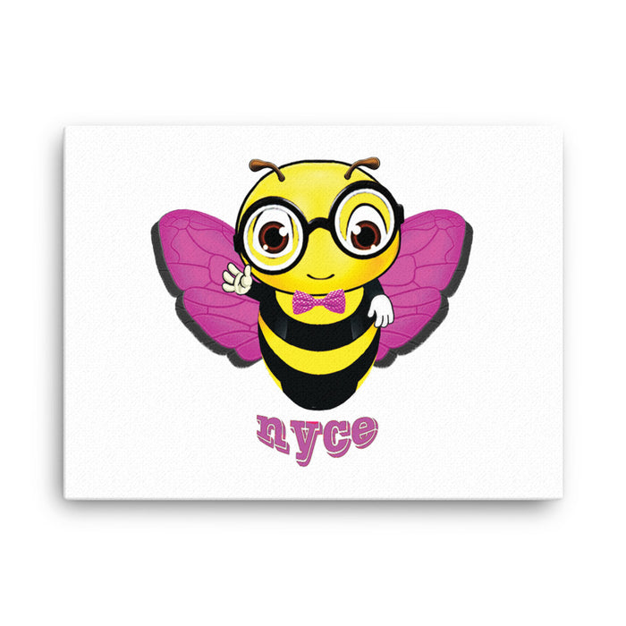 Cute pink BEE NYCE Canvas