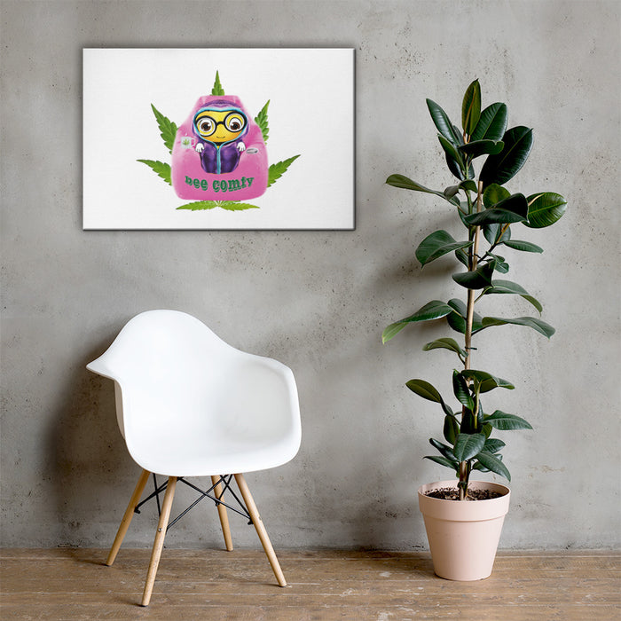 Cute BEE COMFY INDICA Canvas