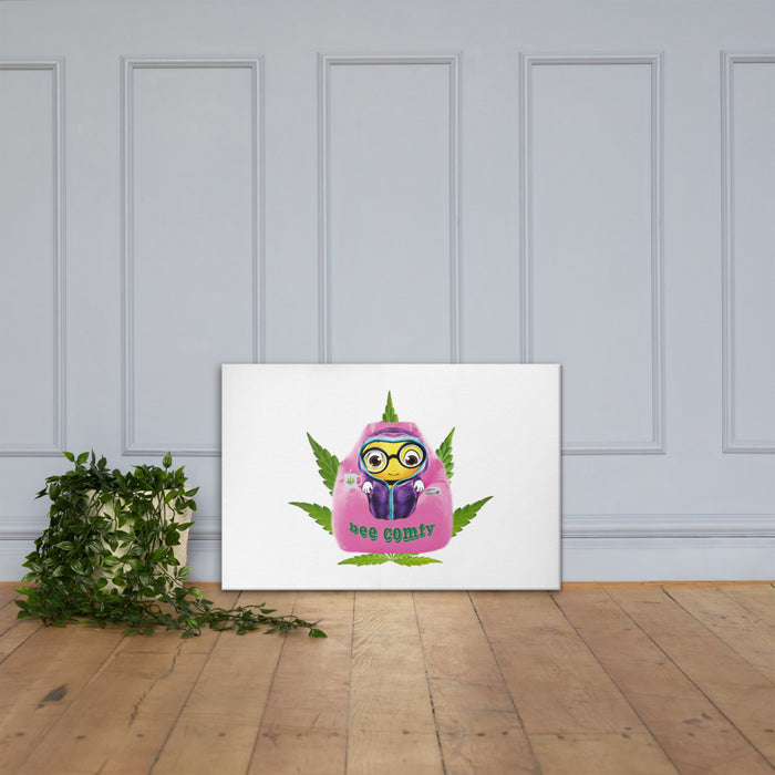 Cute BEE COMFY INDICA Canvas