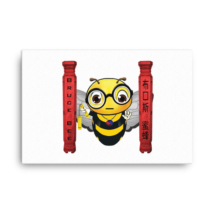 Cute BRUCE BEE Canvas