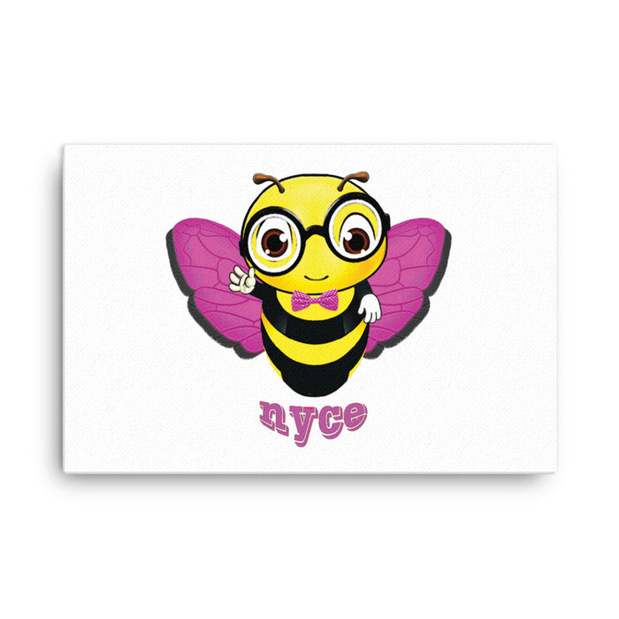 Cute pink BEE NYCE Canvas