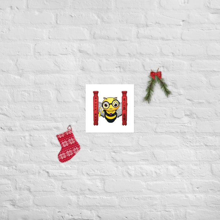 Cute BRUCE BEE Poster