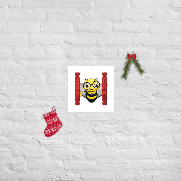 Cute BRUCE BEE Poster