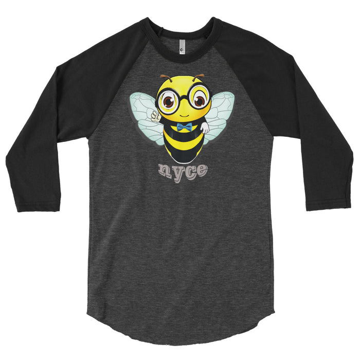 Cute BEE NYCE 3/4 sleeve raglan shirt