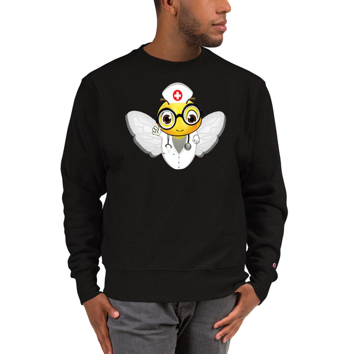 Cute NURSE BEE Champion Sweatshirt