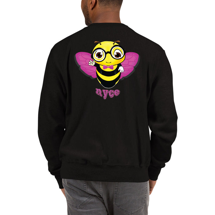 Cute pink BEE NYCE Champion Sweatshirt