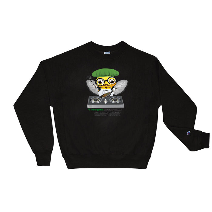 Cute VEGAN BEE CHEF Champion Sweatshirt